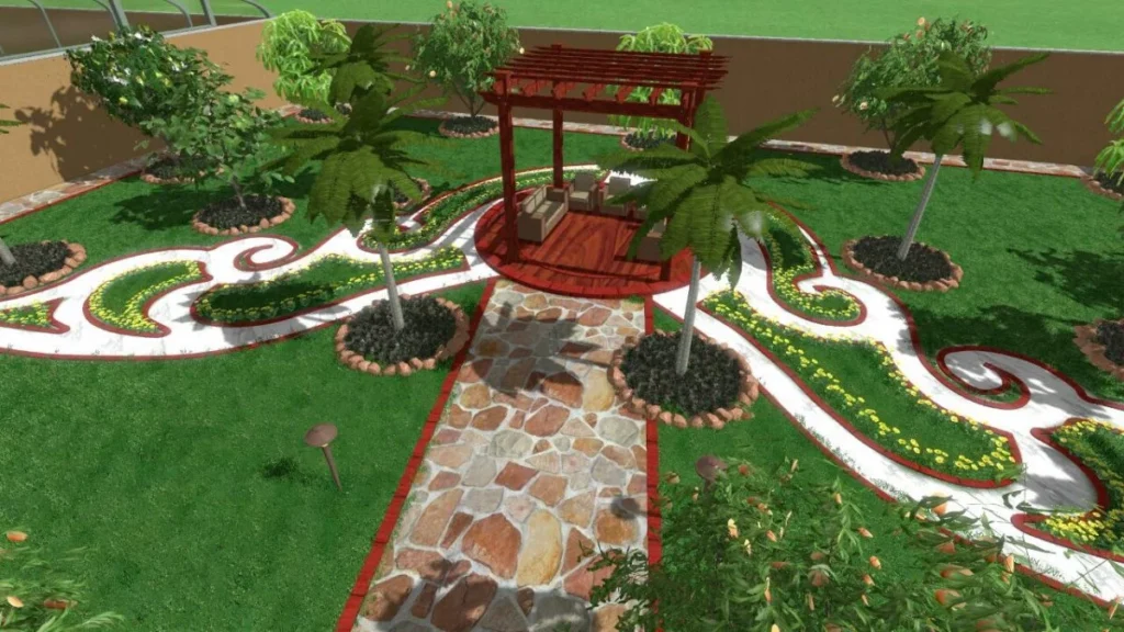 تصميم حدائق منزلية بسلطنة عمان